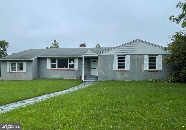 3001 Church Rd, Cherry Hill, NJ 08002 - single story home featuring a front lawn