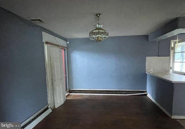 3001 Church Rd, Cherry Hill, NJ 08002 - unfurnished dining area with baseboards