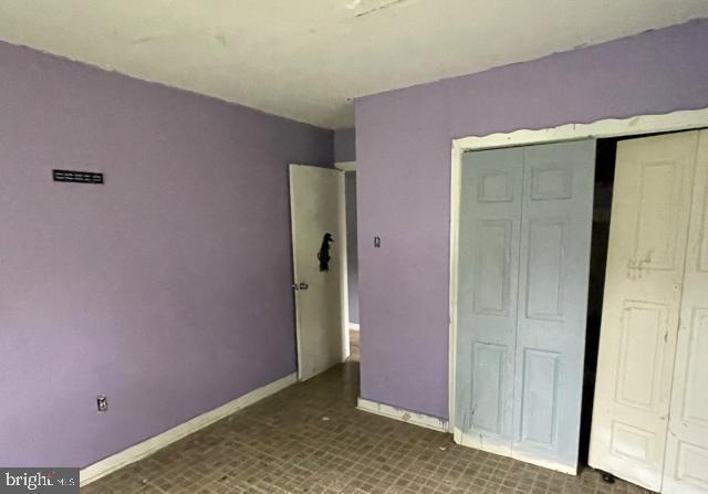 3001 Church Rd, Cherry Hill, NJ 08002 - unfurnished bedroom featuring a closet and baseboards