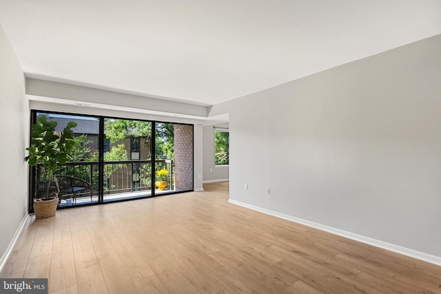 9733 Kings Crown Ct Unit 202, Fairfax, VA 22031 - spare room with light wood-type flooring