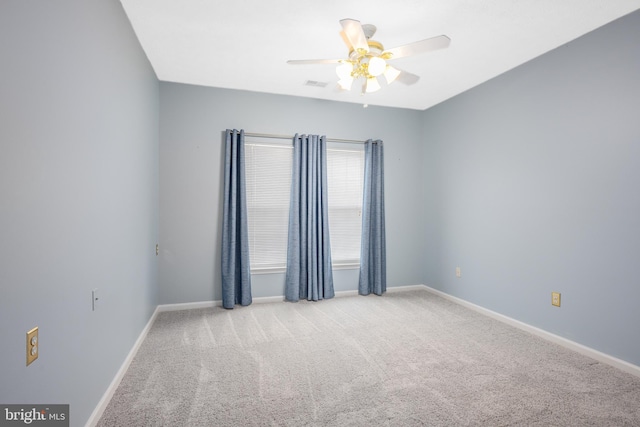 4938 Brightleaf Ct Unit 4938, Baltimore, MD 21237 - spare room with a ceiling fan and carpet