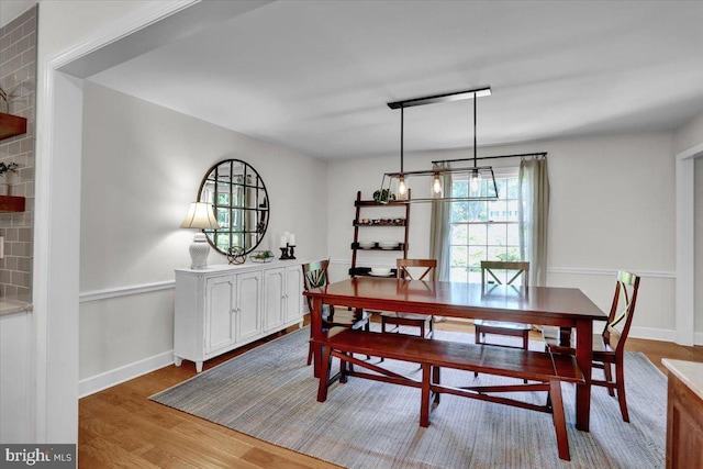 1420 Valley Rd, Lancaster, PA 17603 - dining room featuring wood finished floors and a chandelier