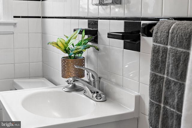 3718 Yolando Rd, Baltimore, MD 21218 - bathroom view of tile walls and vanity