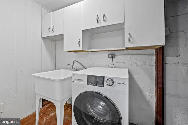 3718 Yolando Rd, Baltimore, MD 21218 - laundry room with washer / dryer and cabinet space