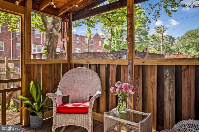 3718 Yolando Rd, Baltimore, MD 21218 - view of wooden deck