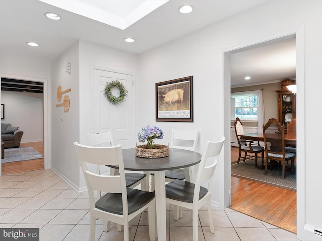 451 E Lafayette Dr, West Chester, PA 19382 - dining area featuring recessed lighting and light tile patterned flooring