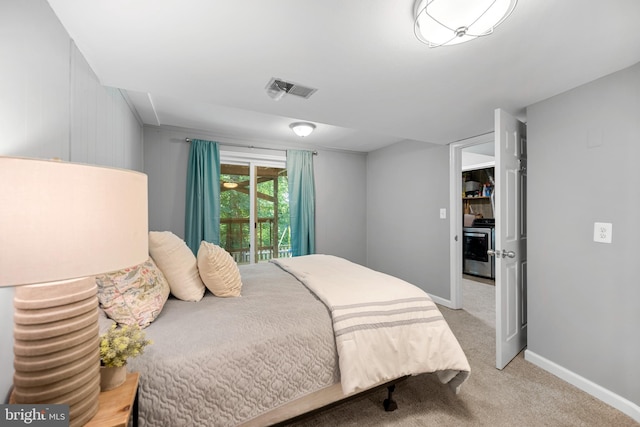 10110 Sassafras Woods Ct, Burke, VA 22015 - bedroom with light carpet and baseboards