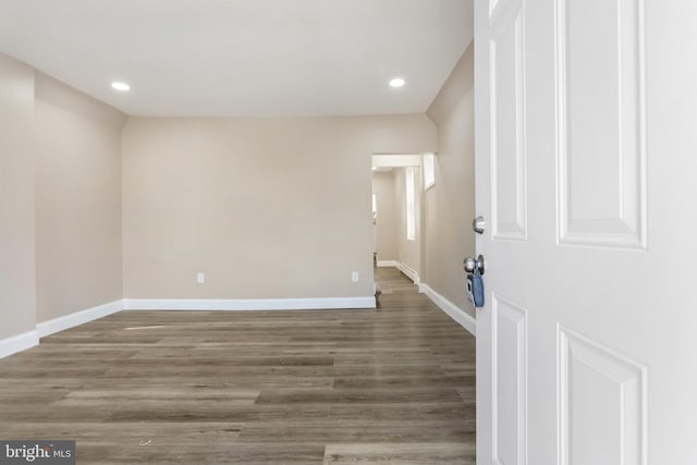 639 E Airy St, Norristown, PA 19401 - foyer entrance featuring recessed lighting and wood finished floors