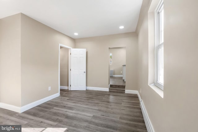 639 E Airy St, Norristown, PA 19401 - unfurnished bedroom with wood finished floors and recessed lighting
