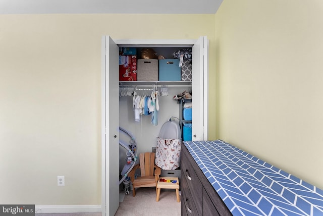 6900 Mary Caroline Cir Unit L, Alexandria, VA 22310 - bedroom with light carpet and a closet