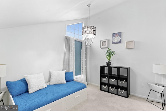 6900 Mary Caroline Cir Unit L, Alexandria, VA 22310 - living area featuring a chandelier and carpet flooring