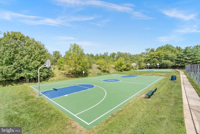 6900 Mary Caroline Cir Unit L, Alexandria, VA 22310 - view of sport court featuring community basketball court