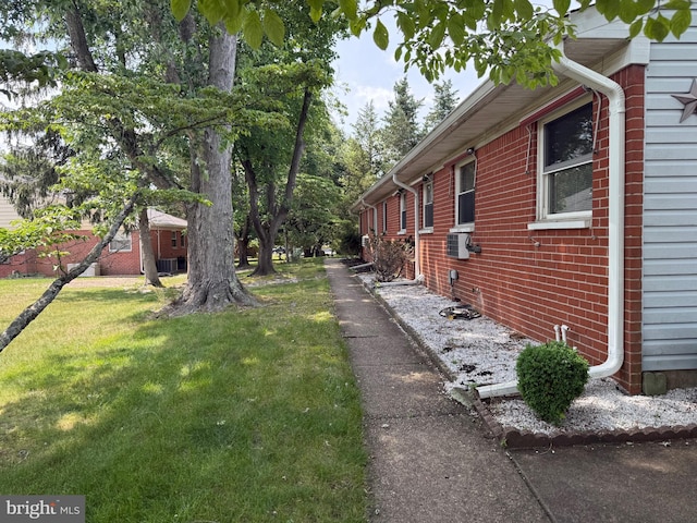 768D Hudson Pkwy, Manchester Twp, NJ 08759 - view of grassy yard with cooling unit