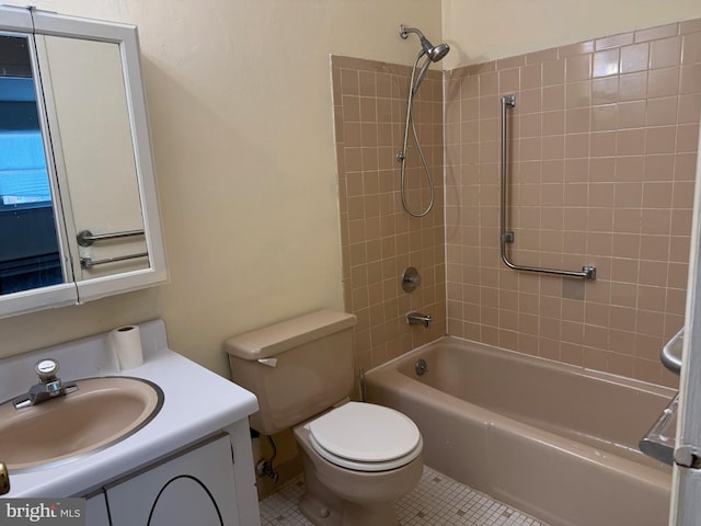 768D Hudson Pkwy, Manchester Twp, NJ 08759 - full bath with bathtub / shower combination, vanity, and tile patterned flooring