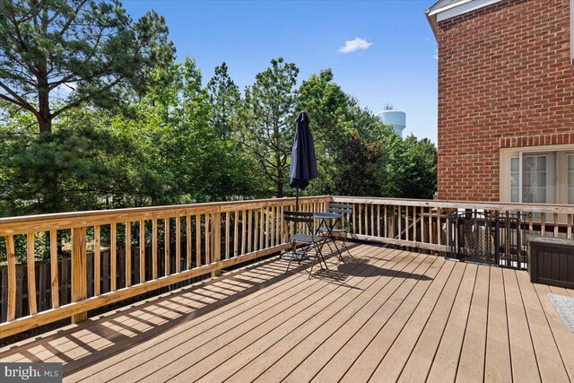 12749 Stone Lined Cir, Woodbridge, VA 22192 - view of deck