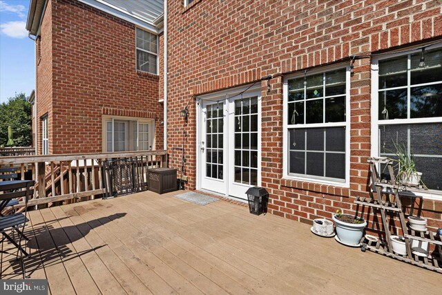 12749 Stone Lined Cir, Woodbridge, VA 22192 - view of deck