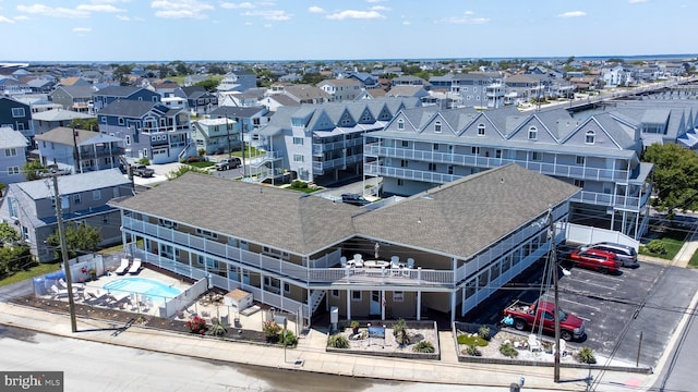 1203 Beach Ave E Unit 8, Brigantine, NJ 08203 - aerial perspective of suburban area with a pool area