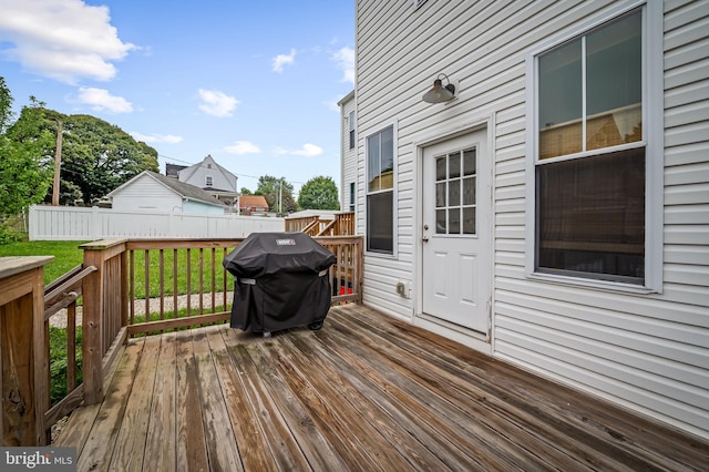 1309 Old Coldspring Ln W, Baltimore, MD 21211 - wooden deck featuring area for grilling