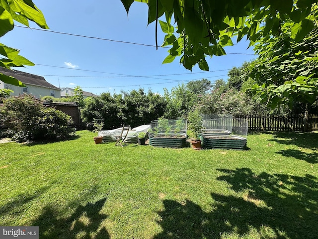 5512 Sefton Ave, Baltimore, MD 21214 - view of yard with a vegetable garden
