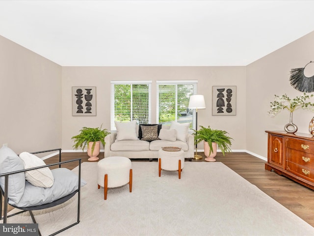 12004 Cheyenne Rd, Gaithersburg, MD 20878 - living area featuring wood finished floors and baseboards