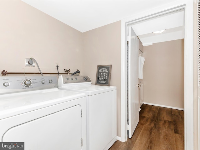 12004 Cheyenne Rd, Gaithersburg, MD 20878 - washroom featuring washing machine and clothes dryer and wood finished floors