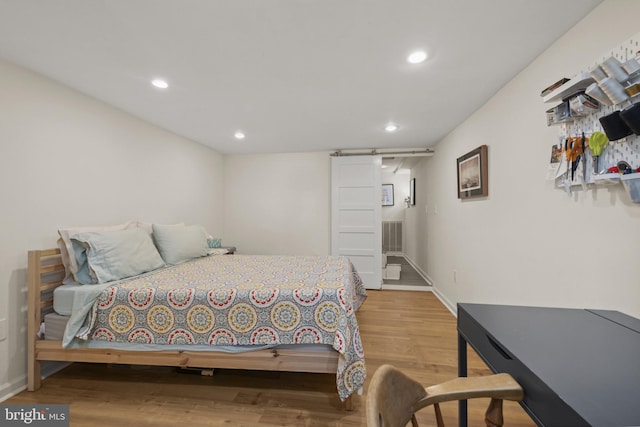 3301 Beech Ave, Baltimore, MD 21211 - bedroom with wood finished floors and recessed lighting