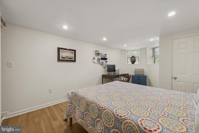 3301 Beech Ave, Baltimore, MD 21211 - bedroom with wood finished floors and recessed lighting