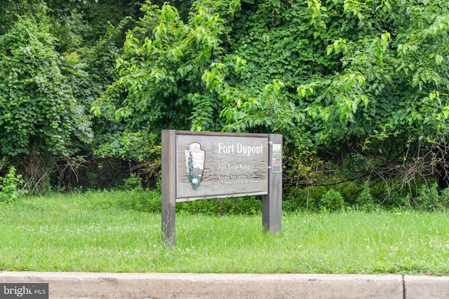 4621 A St SE, Washington, DC 20019 - view of community sign