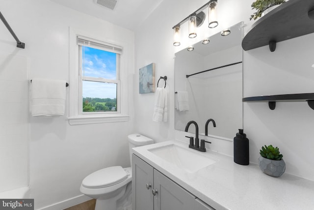 4621 A St SE, Washington, DC 20019 - bathroom featuring toilet and vanity