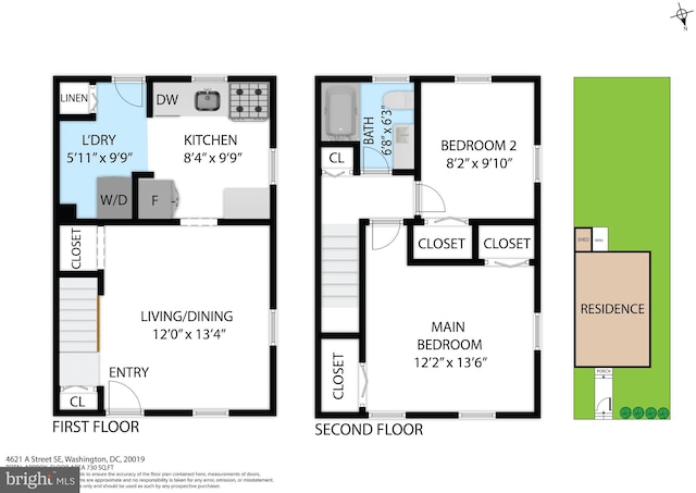 4621 A St SE, Washington, DC 20019 - view of room layout