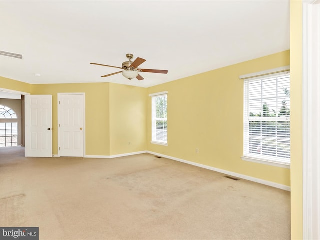 1402 Marian Way, Mount Airy, MD 21771 - empty room with ceiling fan and light carpet