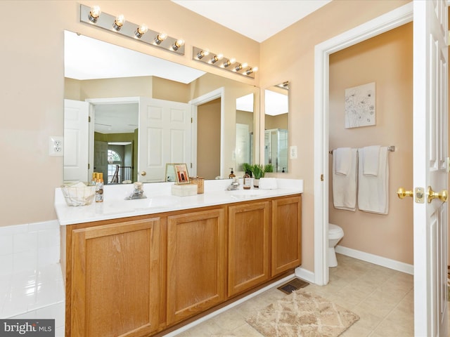1402 Marian Way, Mount Airy, MD 21771 - full bath with double vanity and tile patterned floors