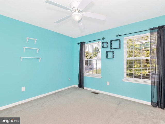1402 Marian Way, Mount Airy, MD 21771 - unfurnished room featuring carpet flooring and ceiling fan