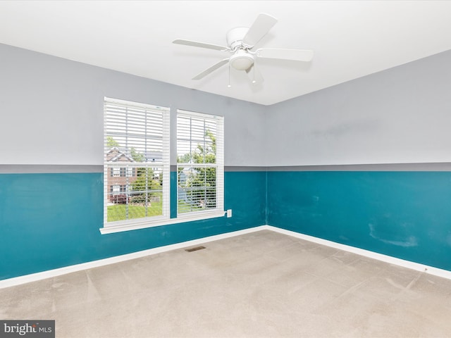1402 Marian Way, Mount Airy, MD 21771 - empty room featuring carpet flooring and ceiling fan