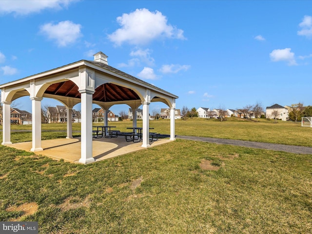 1402 Marian Way, Mount Airy, MD 21771 - view of green lawn featuring a gazebo