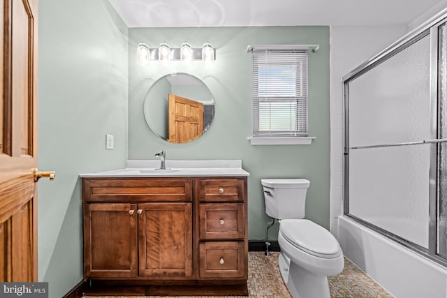 63 Lakeside Dr, Marlton, NJ 08053 - bathroom with vanity and shower / bath combination with glass door
