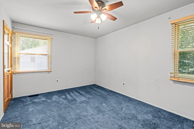 63 Lakeside Dr, Marlton, NJ 08053 - spare room with carpet and ceiling fan
