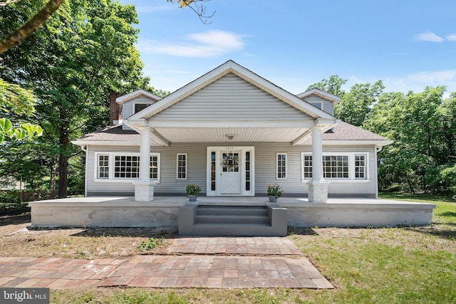 3409 Old York Rd, Furlong, PA 18925 - bungalow-style home with a porch and roof with shingles
