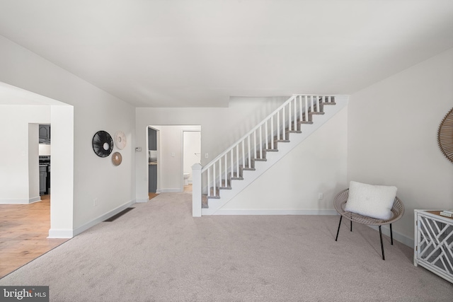 3409 Old York Rd, Furlong, PA 18925 - stairs with carpet