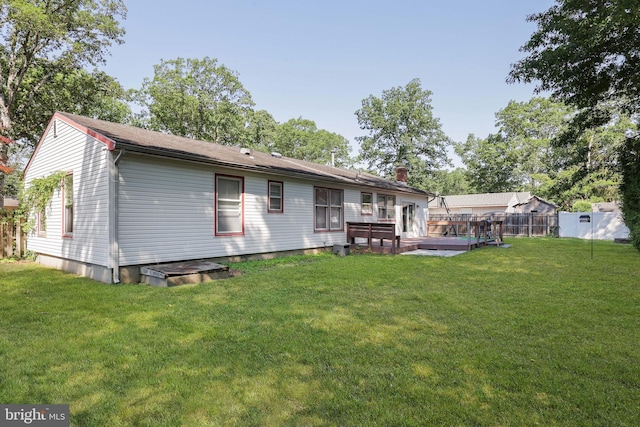 1618 Whitcomb Rd, Forked River, NJ 08731 - back of house featuring a wooden deck