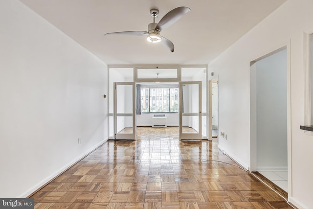 1 Scott Cir NW Unit 305, Washington, DC 20036 - unfurnished room with ceiling fan and baseboards