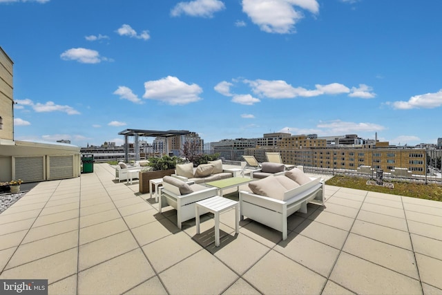 1 Scott Cir NW Unit 305, Washington, DC 20036 - view of patio / terrace with outdoor lounge area