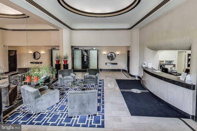 1 Scott Cir NW Unit 305, Washington, DC 20036 - welcome area featuring a towering ceiling