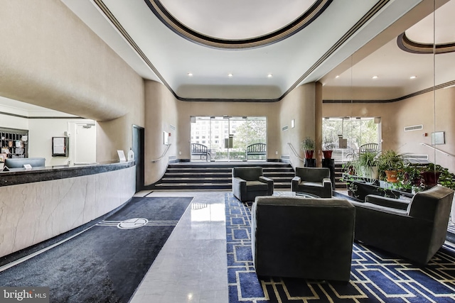 1 Scott Cir NW Unit 305, Washington, DC 20036 - welcome area with recessed lighting