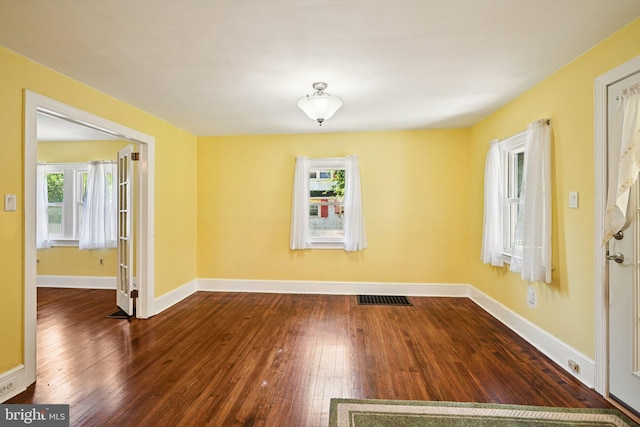 28 Oriole Ave, Media, PA 19063 - unfurnished dining area with dark wood finished floors