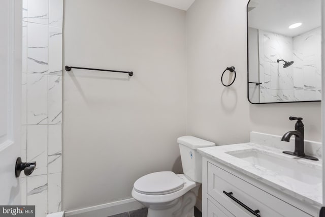 10418 Adel Rd, Oakton, VA 22124 - bathroom featuring vanity and toilet