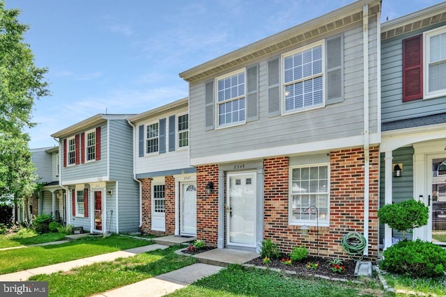 8549 Blue Rock Ln, Lorton, VA 22079 - townhome / multi-family property with brick siding
