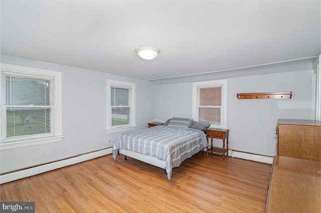 332 Old Stone House Rd S, Boiling Springs, PA 17007 - bedroom with light wood-style flooring and a baseboard heating unit