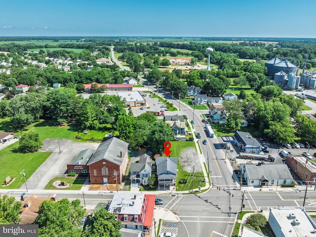 396 Cypress St, Millington, MD 21651 - aerial perspective of suburban area with a tree filled landscape
