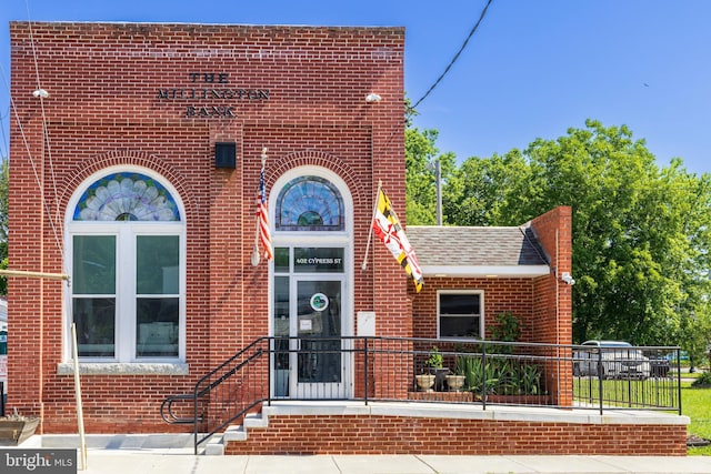 396 Cypress St, Millington, MD 21651 - view of front of house with brick siding